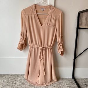 Blush shirt dress, size small